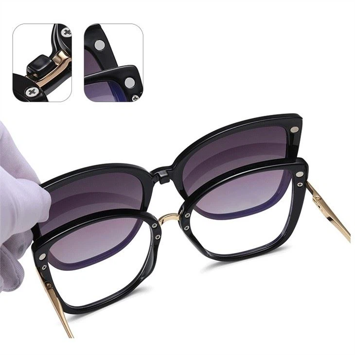 Glasses Frames With Magnetic Sunglasses