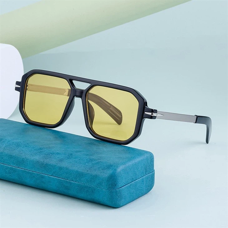Brown Square Sunglasses