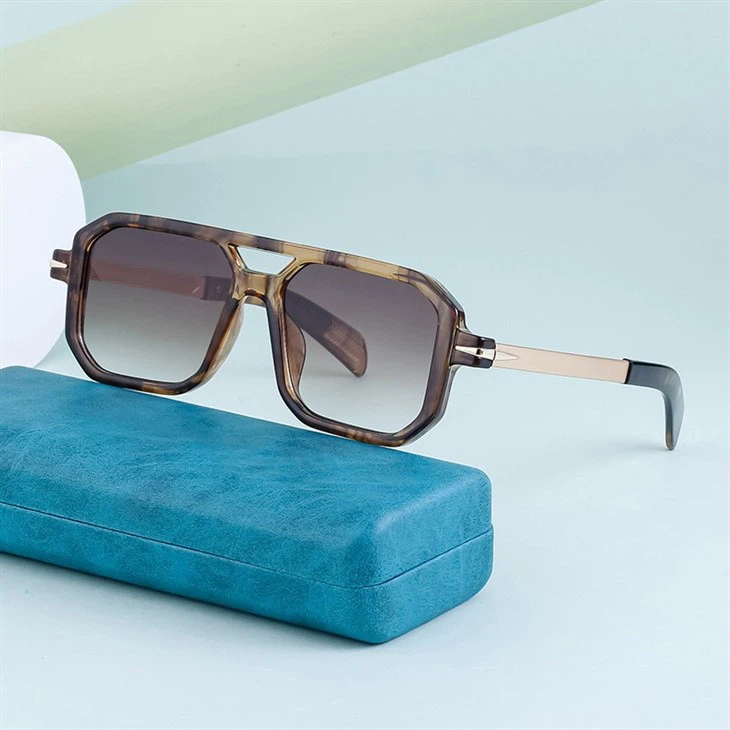 Brown Square Sunglasses